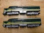 Gauge American Flyer #474-475 Rocket Passenger Set Four Cars A1A. Fixed Price $289.00.