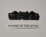 Lionel Part 2333-68 Black Cast Truck Side Santa Fe 2243 2383, Late F-3S. Fixed Price $5.25.