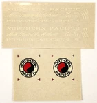 Champ Ho Scale Decals #HC-243 Northern Pacific Caboose (early) White Lettering. Fixed Price $6.35.