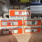 Lionel Gauge Christmas Box Car Multicolor Plastic Three-rail System Ac. Fixed Price $125.00.