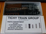 Tichy Train Group Ho #8221 Styrene Structure Assortment -- 470 Parts Total. Fixed Price $34.20.