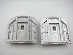 Lionel 2500 Series Plain Ends (two Pieces) P/n 2532-41, Silver Used, Exc-. Fixed Price $9.00.