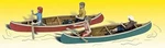 Woodland Canoers - Scale Model Railroad Figure #A2755. Fixed Price $27.44.