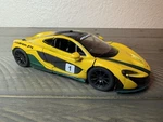 Mclaren P1 Scale 1:36 Yellow Kinsmart Diecast Pullback Action Model. Fixed Price $15.00.