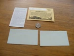 Champ Decals Gauge N-15 New York Central White Letters Road Names G155. Fixed Price $9.25.