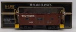 K-line K612-2011 Gauge Southern Bay Window Illuminated Caboose Ex/box. Fixed Price $49.99.