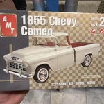 Amt 1:25 Scale 1955 Chevrolet Cameo Pickup Truck Sealed Boxed Model Kit. Fixed Price $44.99.