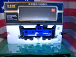 K-line K613-1411 Conrail Ext. Vision Smoking Caboose For Parts & Repair Tlc. Fixed Price $29.99.