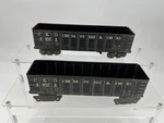 Marx #44572 Gauge C&o Gondola Car Black Lot Of Fair. Fixed Price $10.78.