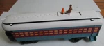 Lionel Polar Express G Scale Observation Car With Hobo. Fixed Price $29.99.