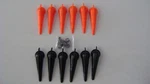 Lionel 1011-24 (6) Red Rw Black Control Handle (pkg. Of Twelve). Fixed Price $27.95.