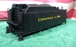 K-line K3615-1060 C&o Mikado Scale Diecast Steam Locomotive Tender Shell Part. Fixed Price $129.99.