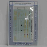 Microscale Decals: Golden West Service Flat Car 62' Bulkhead 1992. Fixed Price $8.50.