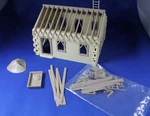 O/s - Plasticville #45613 House Under Construction Complete Excellent++++. Fixed Price $32.00.