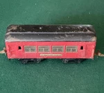 Vintage Ives Railway Lines 137 Parlor Passenger Car, Red, Gauge. Fixed Price $39.00.