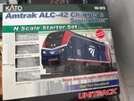 Kato Amtrak ALC-42 Charger Superliner Scale Starter Set Unitrack 106-0019. Fixed Price $350.00.