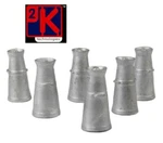 Peco LK-751 6 X Old Style Milk Churns Un Painted White Metal Gauge 23MM Tall. Fixed Price $14.11.