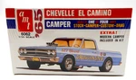 New Vintage Amt Chevelle Camino Camper #6062 Plastic 1/25 Scale Model, Sealed. Fixed Price $34.95.