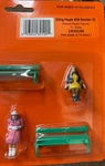 Lionel 1930190 Gauge Green Benches With People - 6 Pack Brand New. Fixed Price $27.00.