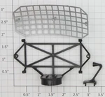Lionel 3540-5 Silver Painted Radar Antenna Screen Kit (1). Fixed Price $8.00.