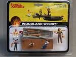 Woodland Scenics Family Fishing Gauge Train Figures Boat Dock Pole WDS2756 New. Fixed Price $24.84.