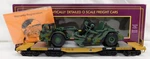 Mth 20-98379 U.s. Army Premier 47' Ttx Heavyduty Flatcar W/military Scraper 1/48. Fixed Price $179.00.