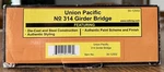 Mth Railking 30-12002 Scale Union Pacific No. 314 Girder Bridge. Fixed Price $24.99.
