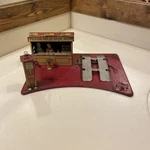 Marx Roadside Rest Gas Oil Service Station Litho Tin Toy Read. Fixed Price $229.99.