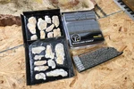 Scale Lot Of Scenery Items Fence Rock Formations Gauge Woodland Scenics. Fixed Price $26.95.