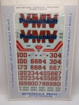 1:48 Microscale Decals 48-28 Vmv Diesel Locomotive Paducahbilt GP35 / 36. Fixed Price $7.66.