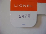 Lionel Licensed 6470 Explosives Car Reproduction Window Box. Fixed Price $7.49.