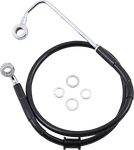 Drag Specialties Brake Line Front (upper) Black 618302-BLK. Fixed Price $96.55.