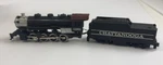 Tyco Chattanooga 1261 Steam Locomotive With Tender Ho Scale Vintage Model. Fixed Price $34.50.