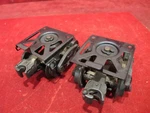 Lionel Postwar Pair Staple End Trucks Copper Coil W/top Plates. Fixed Price $8.95.