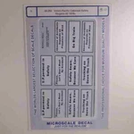 Microscale Decals: Union Pacific Caboose Safety Slogans 1970+. Fixed Price $8.50.
