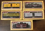 Life-like Ho Scale 8577 91351 4702 392086 8004 Box Cattle Car Caboose Gondola. Fixed Price $22.00.