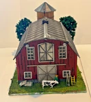 Menards Ho Gauge Red Barn, Used. Fixed Price $80.00.