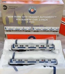 Lionel 6-25595 New York City Transit Authority R16 Subway Car 2-PACK Train Nyc. Fixed Price $798.00.
