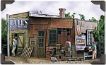 Bar Mills (ho-scale) #0452 Bull's Salvage Laser Cut Building Kit Nib. Fixed Price $45.95.