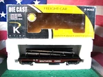 K-line K713-2011 Southern Rr Remote Operating Log Dump Flat Car With Load. Fixed Price $39.99.