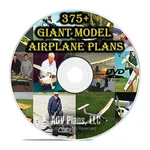 375+ Giant Full Scale Rc Model Airplane Plans Templates, Scratch Build, Dvd. Fixed Price $11.96.