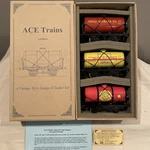 Ace Trains London 3-CAR Tanker Set #4 & G/1M Series Gauge New!. Fixed Price $124.95.
