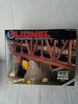 Vintage Lionel Train Set Of Two Rock Piers 6-12744 Original Box. Fixed Price $40.00.