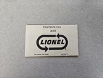 Lionel Parts 31-45 Super Power Bus Connector Packet *new Unopened*. Fixed Price $35.00.