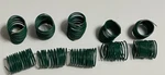 (10) Foot Coil's Of Dark Green Wire Ctc Lionel Lock-on To Transformer #81-32. Fixed Price $25.00.
