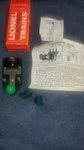 Lionel Postwar Ltc Lockon Accessory With Light Complete Ln/ob. Fixed Price $24.00.