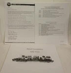 Rare Lionel 2004 #47 Service Station Kit -letter, Drawings & Wiring Schematics. Fixed Price $99.99.
