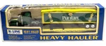 Vintage Nos K-line Gauge Heavy Hauler Puritan Tractor Trailor On Flatcar 22050. Fixed Price $69.99.