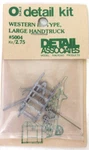 Detail Associates 5004 Scale Western Type Large Hand Truck Kit. Fixed Price $8.95.