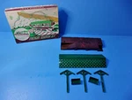 Vintage Plasticville Freight Station Kit LM-3 1950'S W/ Park Benches No Sign Iob. Fixed Price $18.99.